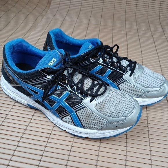 Asics T716N Gel-Contend 4 Blue Mesh Lace-Up Running Shoes Men\'s US 14. 282pm main image 7